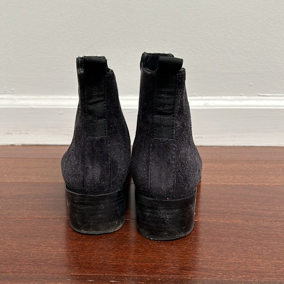 Acne studios suede Chelsea boots | Dark Navy - Picture 3 of 5